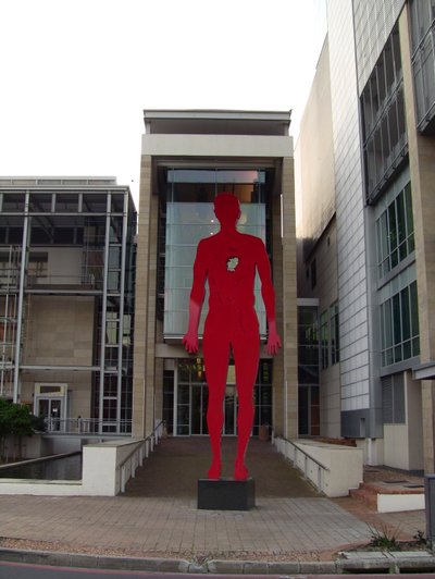 20090815110700 - Heart of the City (Red Man Statue), Sandton, Johannesburg